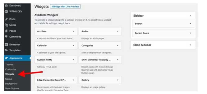 Add-Widgets-Free-WordPress-Add-Ons