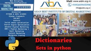 Python Sets And Dictionaries Python Lists, Python Sets & Dictionary