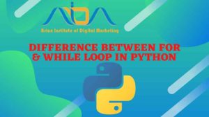 Difference between for & while loop in python