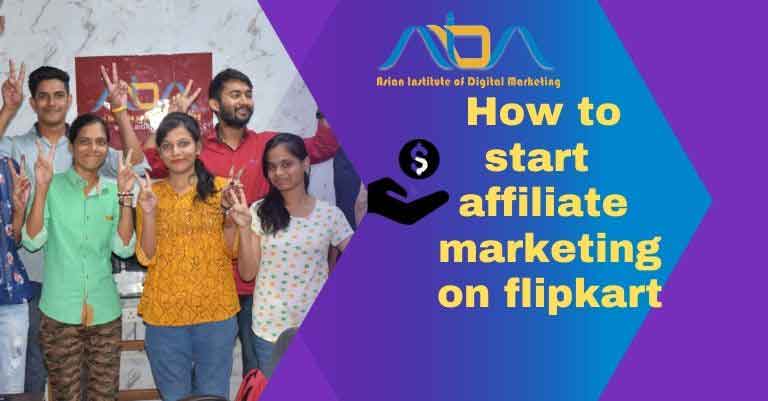 How to start affiliate marketing on flipkart?