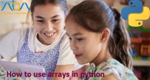 How to use arrays in python