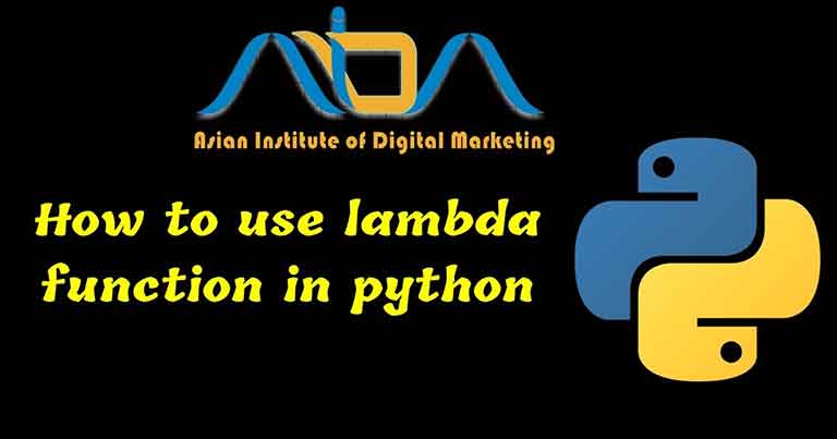 how-to-use-lambda-function-in-python