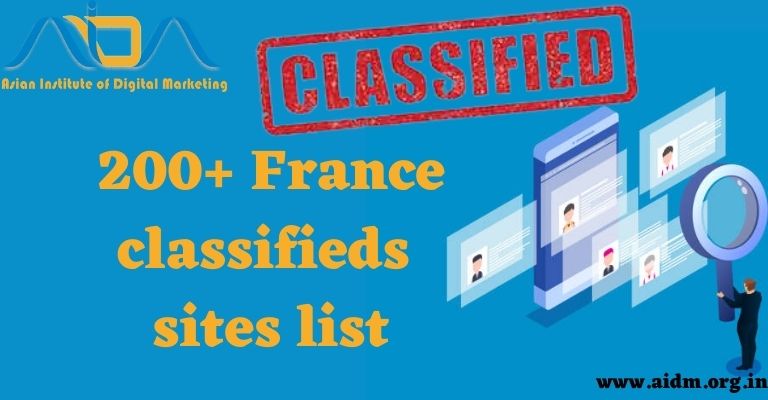 200+ France Classified sites List 2021
