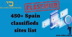 Post Free classified ads submission sites list in Spain 2021.