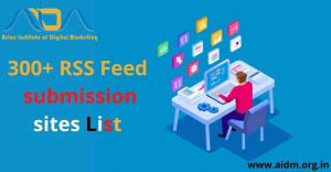 Free RSS feed submission sites list
